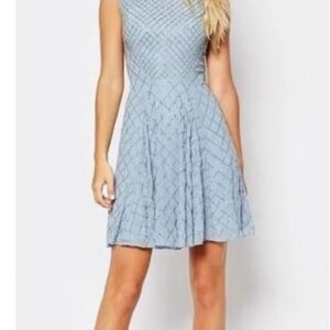Needle and thread circle mesh dress